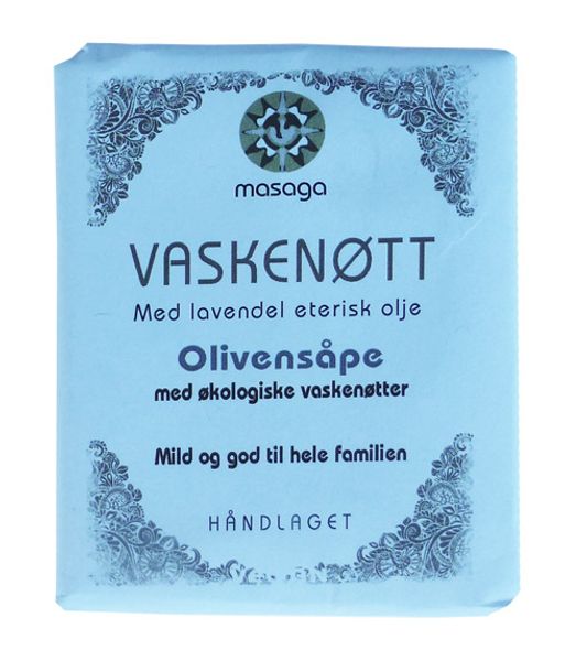 Vaskenøttsåpe 130 g Masaga