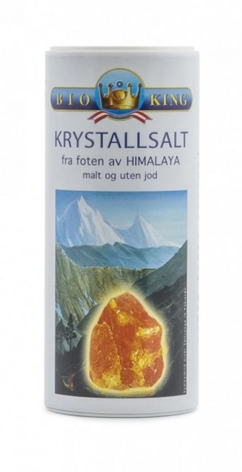 Hovedbilde Himalayasalt finmalt bøsse BioKing 200 g 