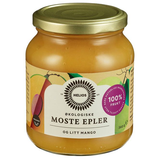 Hovedbilde Eplemos med mango økologisk 360 g Helios