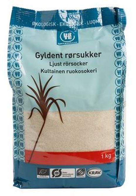 Hovedbilde Rørsukker lyst økologisk Urtekram 1 kg
