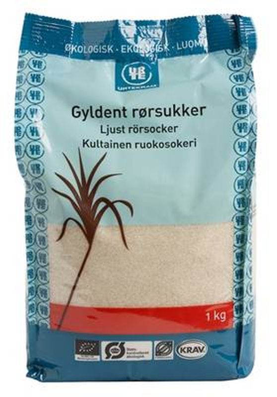 Rørsukker lyst økologisk Urtekram 1 kg