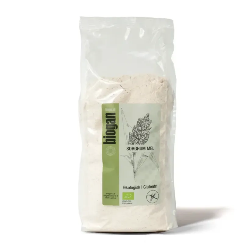 Sorghum mel økologisk glutenfri 1 kg Biogan