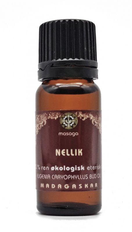 Nellikolje 100 % eterisk olje økologisk 10 ml Masaga