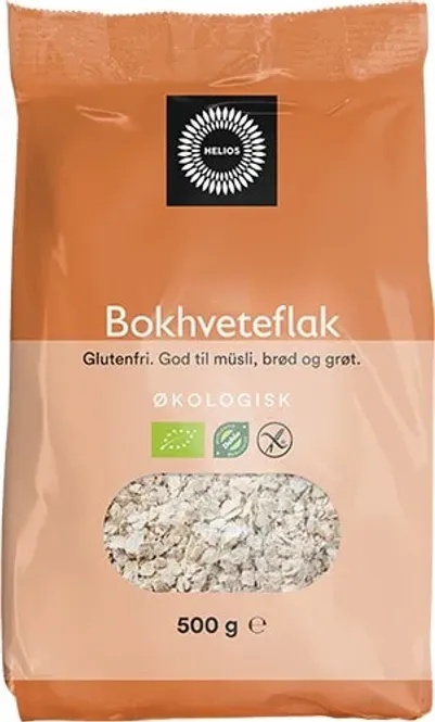Hovedbilde Bokhveteflak økologisk glutenfri 500 g Helios