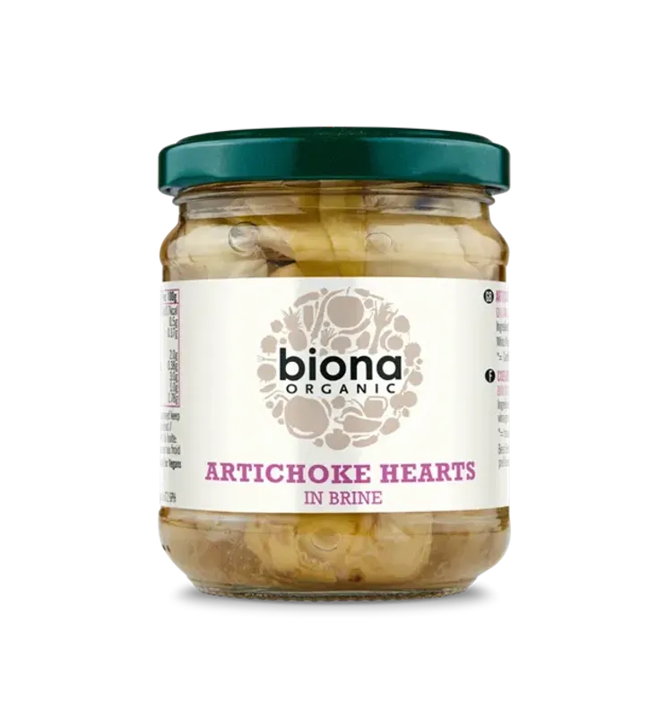 Artisjokkhjerter i saltlake økologisk 200 g Biona