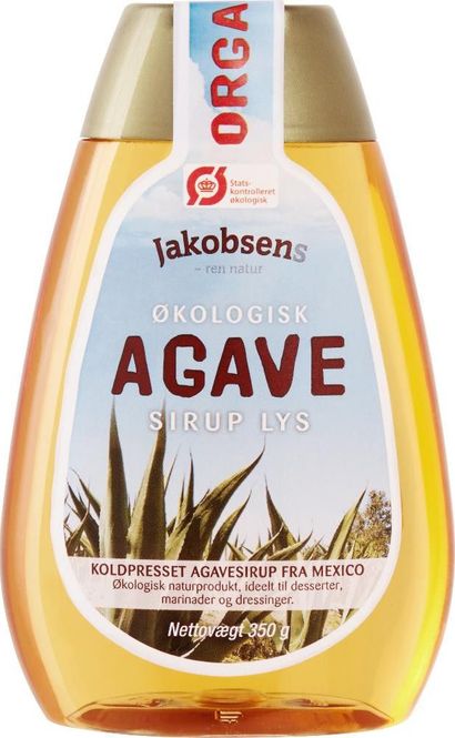 Hovedbilde Lys agavesirup økologisk 350 g Jacobsens