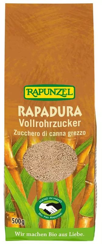 Rårørsukker Rapadura økologisk Fairtrade 500 g Rapunzel