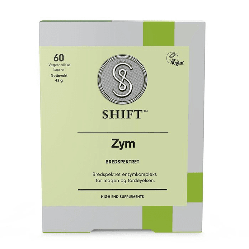 SHIFT Zym bredspektret 60 kapsler 