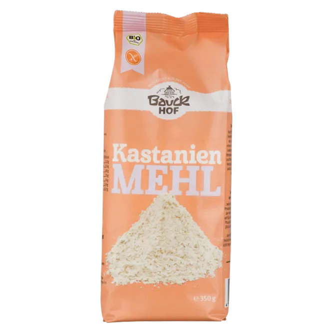 Hovedbilde Kastanjemel økologisk glutenfritt 350 g Bauckhof
